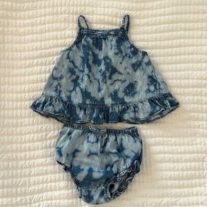 Baby gap denim set